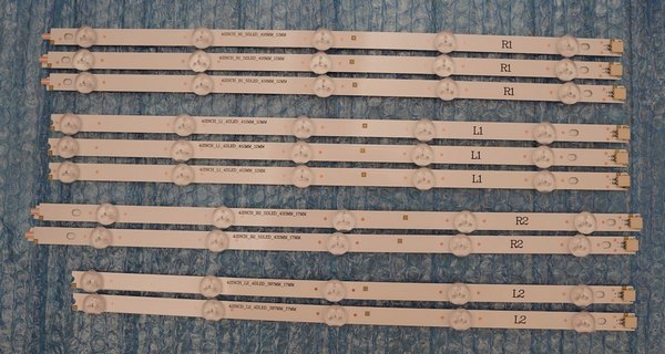 6916L-1412A 6916L-1413A 6916L-1414A 6916L-1415A 42inch 10PCS New