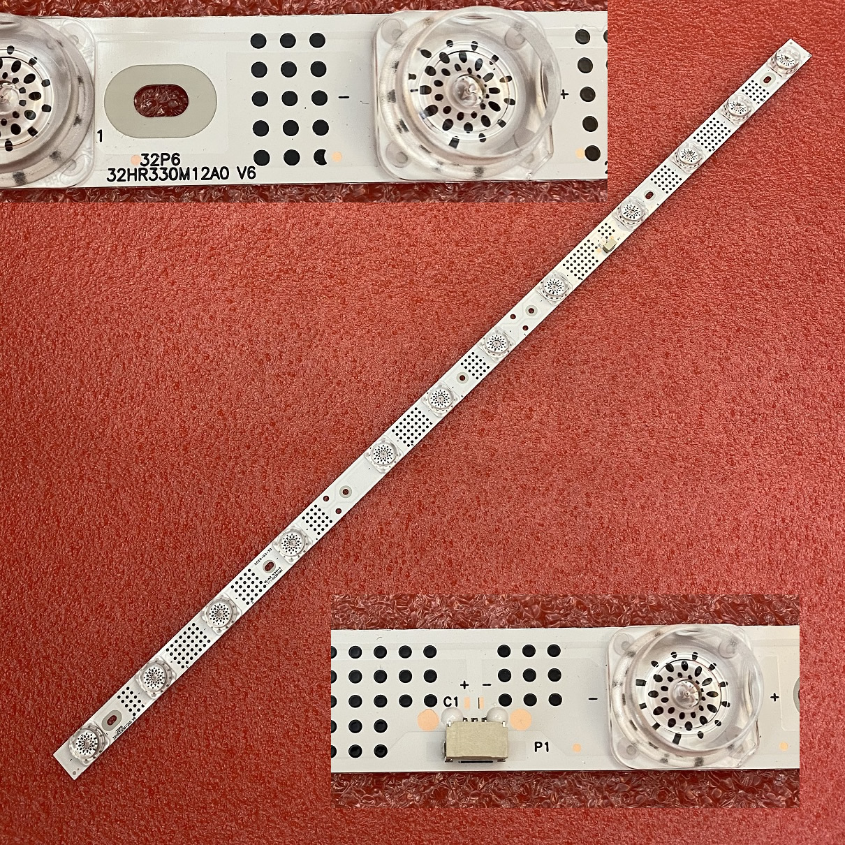 4C-LB3212-HR02J 32P6H 32P6 32HR330M12A0 V5 V6  1PCS  12LED(6V) 588mm TV led backlight