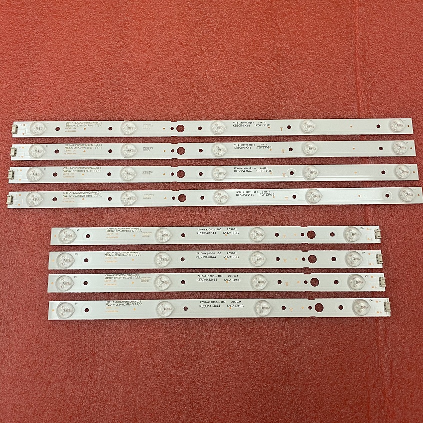 43UJ6200 CRH-A4330300104L6CN CRH-A4330300105R6CN 8pcs/set