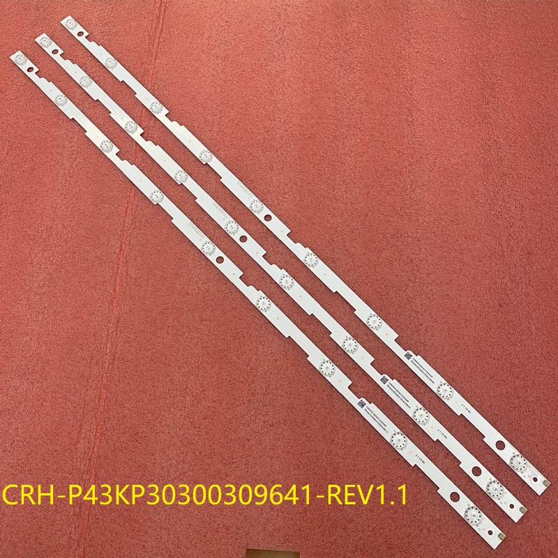 CRH-P43KP30300309641 RF-AJ430S30-0901S-09 3pcs/set 9LED(3V) 830mm