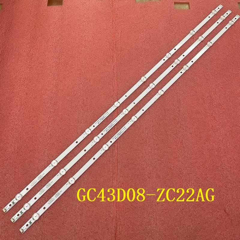 GC43D08-ZC22AG-13 14 15 17 23 303GC430044 303GC430043 3 PCS/set 8LED(3V) 856mm