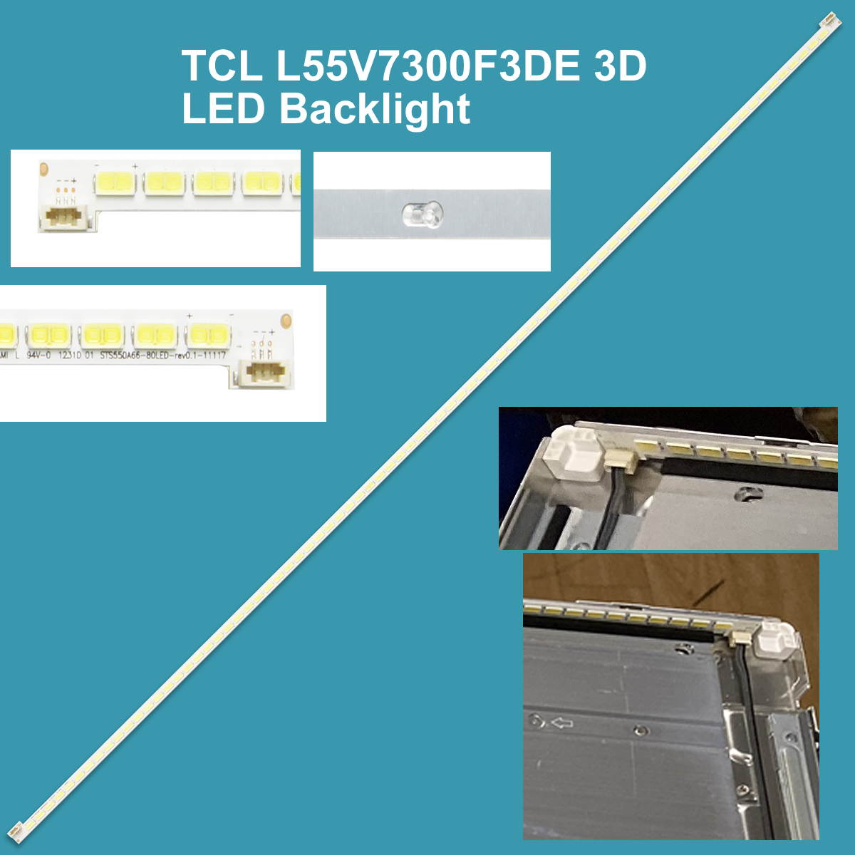 TCL L55V7300F3DE 3D LED backlight