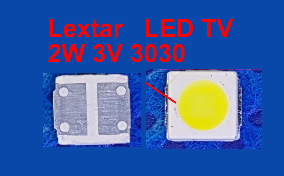 Lextar LED TV 2W 3V 3030 LED BEAD 10PCS/LOT