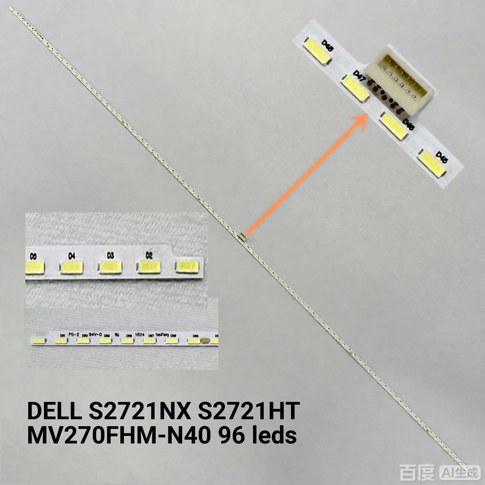 MV270FHM-N40 DELL S2721NX S2721HT 96leds led backlight