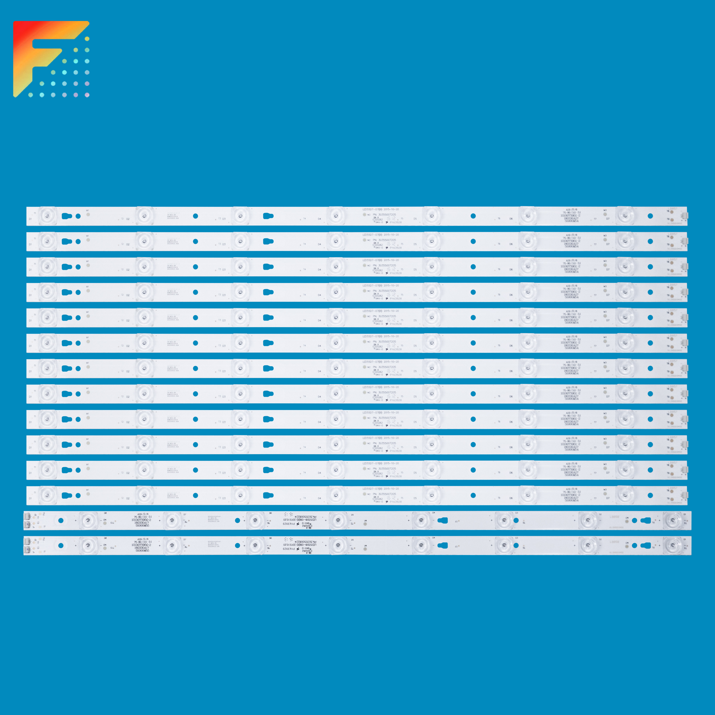 haier 55B8000 LED Strip LED55D7-07(B)/LED55D7-08(B)