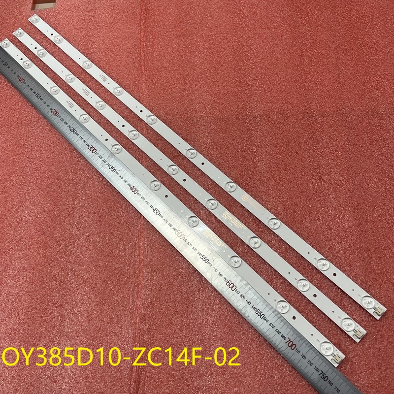 OY385D10-ZC14F-02 532WY390M04 303WY390035 3PCS/SET 9LED 3V 755mm