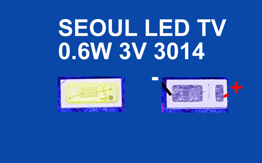 SEOUL LED TV bead 0.6W 3V 3014 10pcs/lot