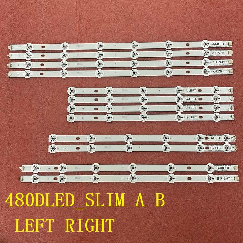 TX-48U7653 4800LED 480DLED-SLIM-A B-RIGHT-LEFT 12PCS/SET