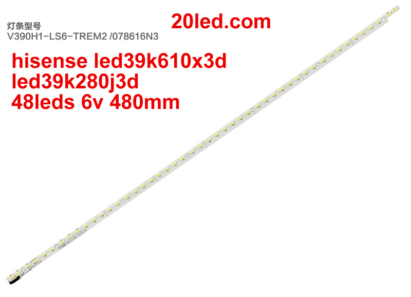 Hisense LED39K610X3D V390H1-LS6-TREM2 for Panel V390H1-LS6