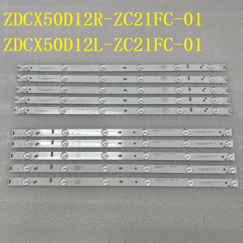 ZDCX50D12L ZDCX50D12R-ZC14FG-04 303CX50041 10pcs/set TV LED backlight bar