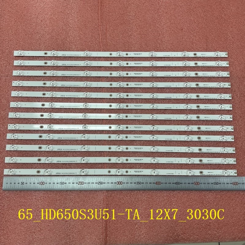 HISENSE 65_HD650S3U51-TA_12X7_3030C 12pcs 7LED New