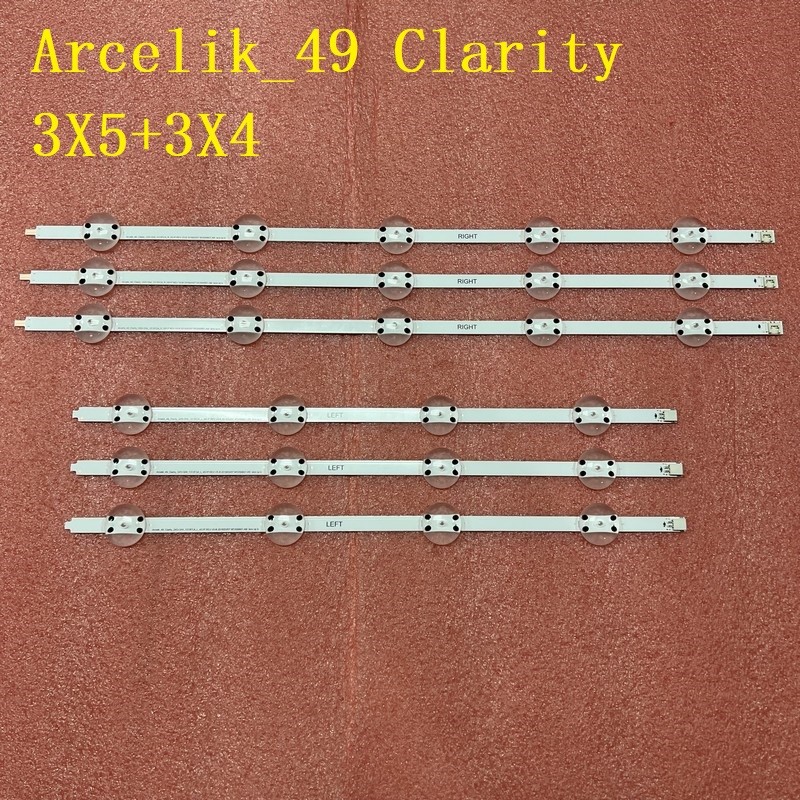 Arcelik_49_Clarity_3X5+3X4_1313FCA_L R 6pcs New