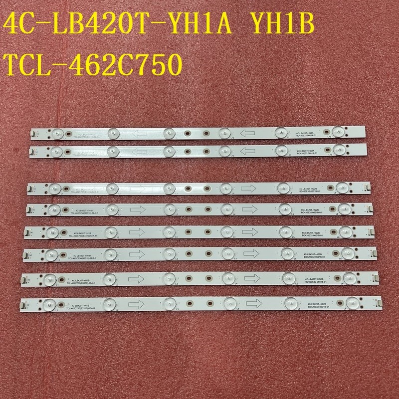 4C-LB420T-YH1A YH1B TCL-462C750(B3310)-6EA-L 8pcs New